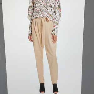 🆕JASON WU GREY Belted Twill Pants size 4